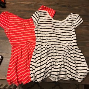 2 size Small Free People peplum tops